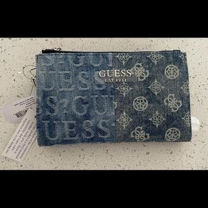 Guess wallet denim new with tags